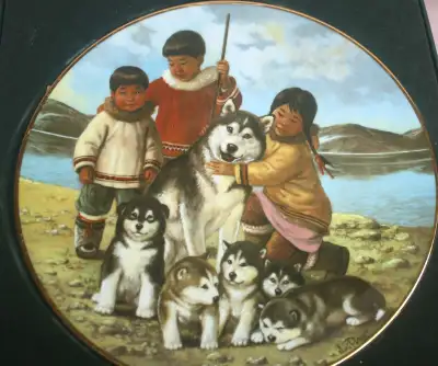 NORI PETER PROUD MOTHER WITH PUPPIES ARCTIC SPRING COLLECTIBLE, View more