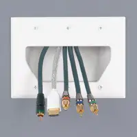 EASY MOUNT RECESSED CABLE PLATES