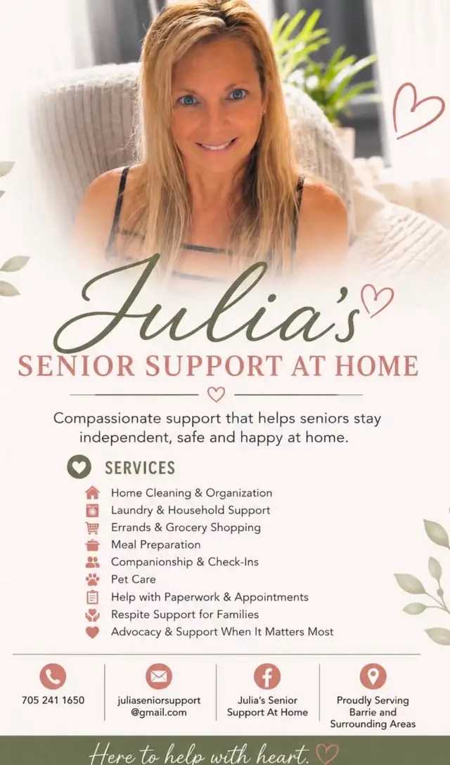 Julia's Senior Support at Home. 