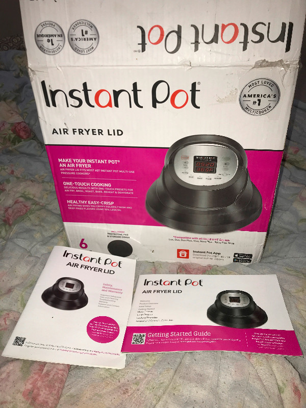 Instant pot air fryer lid ~Like New in Microwaves & Cookers in St. Catharines