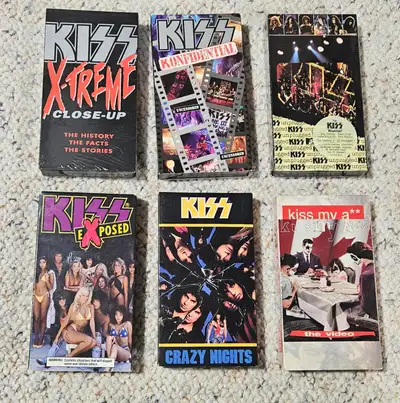 KISS VHS TAPES, View more