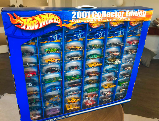 Exclusive Rare 2001 Hot Wheels Collector Edition - all 96 cars in Arts & Collectibles in Lethbridge