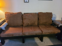 Sold Oak frame couch