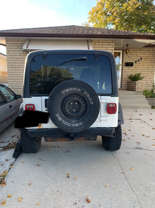 1998 Jeep TJ Wrangler 2.5l Cars & Trucks Winnipeg Kijiji