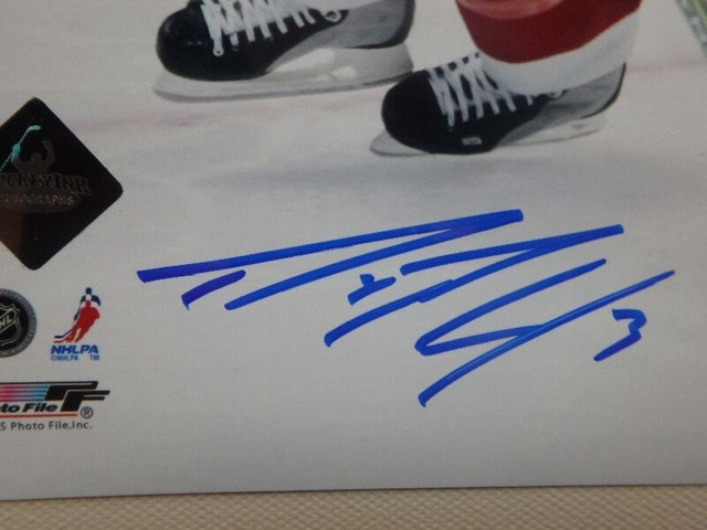DION PHANEUF Calgary Flames Signed 8 X 10 Photo With COA in Arts & Collectibles in Dartmouth - Image 3
