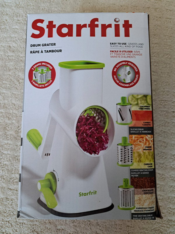 Starfrit Drum Grater - New! in Kitchen & Dining Wares in Burnaby/New Westminster
