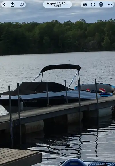 Bayliner 2013 bow rider boat with 190 hp inboard outboard mercruiser motor. Professionally maintaine...