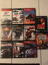 PlayStation 2 Video games gently used $10 each