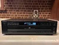 SONY CDP-C225 Compact Disc Player 5-CD Changer WORKS PERFECT EX!