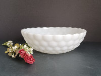 Vintage, milk glass, fruit/salad bowl