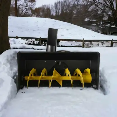 Our number: +1 365-654-6136 Winter's most relentless foe has met its match! Our 68" Skid Steer Snow...