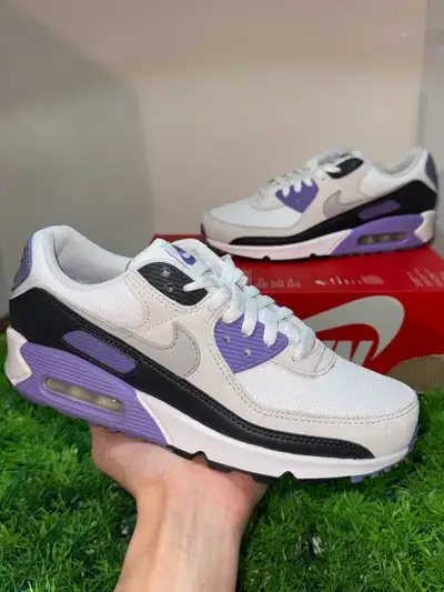 Size 7M - Nike Air Max 90 White/Dusty Amethyst , View more