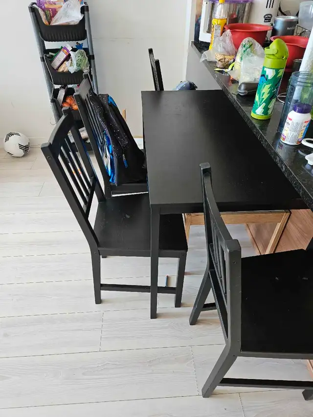 IKEA TABLE AND CHAIR HAUGA / STEFAN63611955902083122