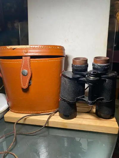 Vintage Germany HERTEL & REUSS OPTIK Kassel 8 x 40 binoculars, View more