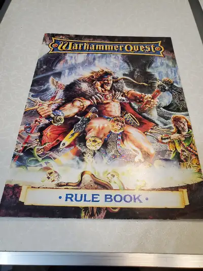 Games Workshop Warhammer Quest Rule Book 1995 Edition, View more