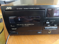 JVC TD-W354BK Stereo Double Cassette Tape Deck (1997) for sale