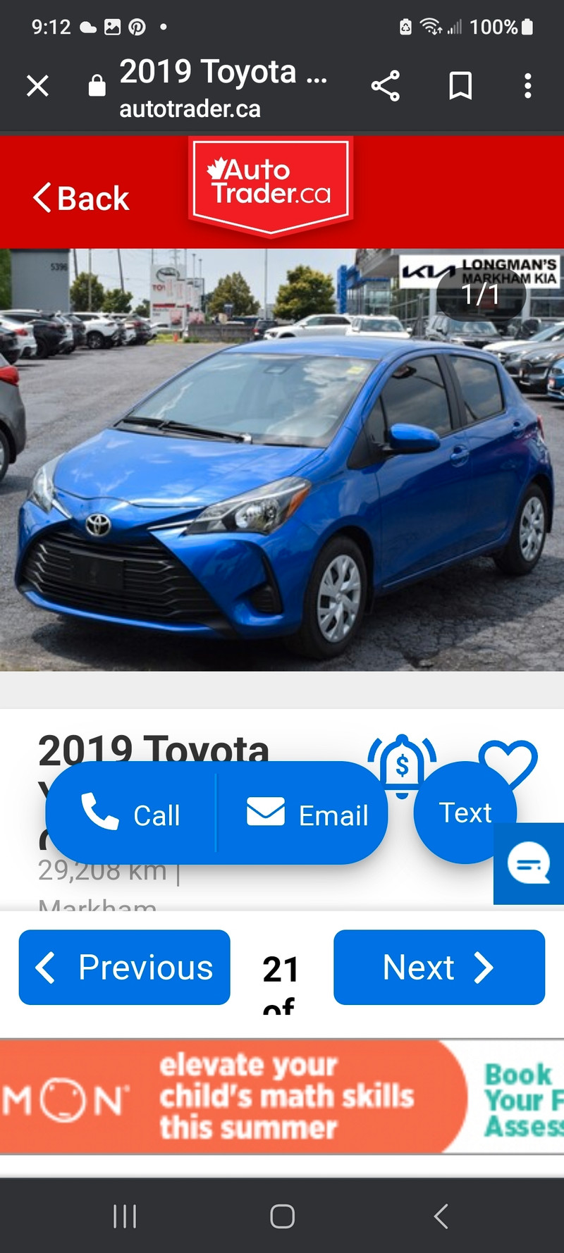 Looking for a TOYOTA YARIS Cars & Trucks Thunder Bay Kijiji