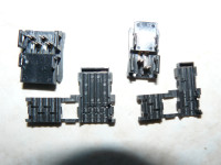 1-2 and 3-4 position wire link connectors for 18-22 gauge wire