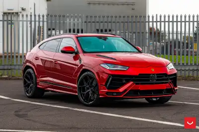 22"Vossen HF5(5x130)+Pirelli staggered snow-Lambo URUS/ Cayenne Set of four authentic 22 inch Vossen...