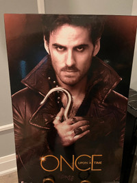 Once Upon A Time Captain Hook Hard Cover Poster