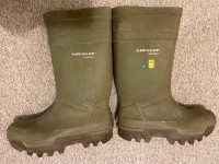 Size Men’s 14 Dunlop Thermo Steel Toed Rubber Boots 