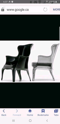 3 GHOST PHANTOM WING BACK CHAIRS FOR SALE 