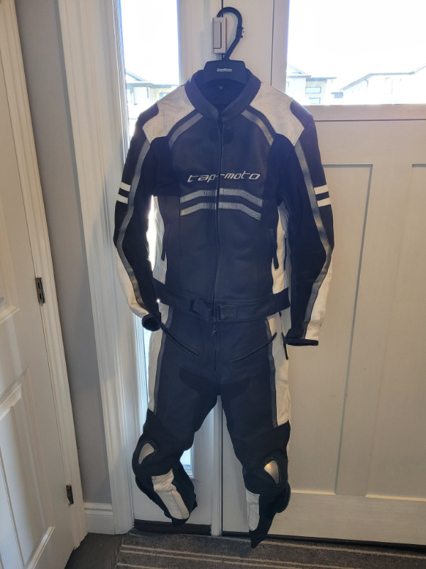 Tap Moto womens 2 piece leather motorcycle suit (size 12) in Clothing, Shoes & Accessories in London