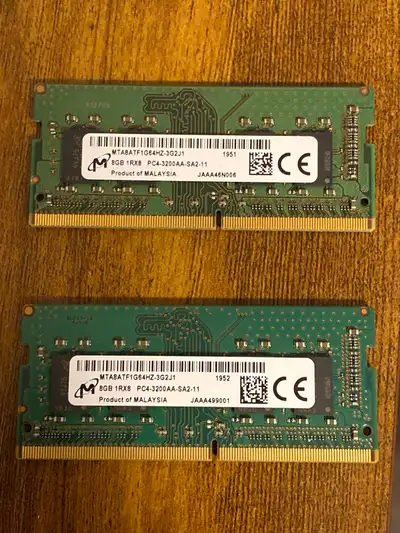 16GB Matched RAM Kit (2x8GB) DDR4 SODIMM 3200MHz, View more