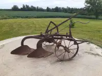 antique vintage plow