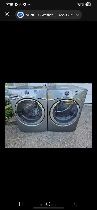 whirlpool 27 w washer electric dryer set , View more
