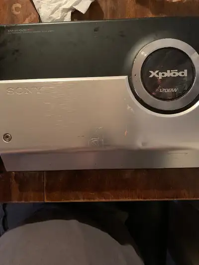 Sony xplod amp, View more