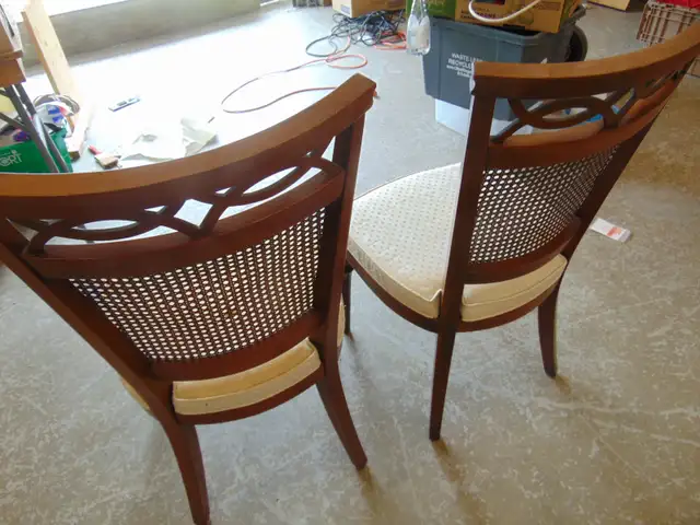 2 retro gibbard solid cherry 1960  s chairs seats need redoing in Chairs & Recliners in Kingston - Image 6