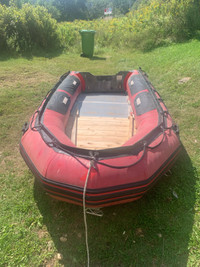7.5 mercury with 12 foot mercury inflatable trade for canoe 