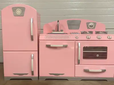 RETRO Pink Kitchen Set, View more