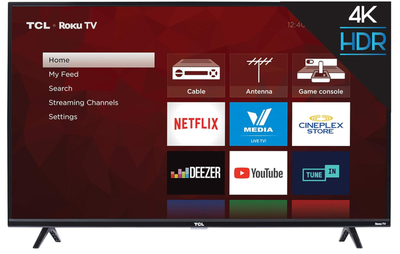 TCL 43S425-CA 4K Ultra HD Smart LED Television 43", View more