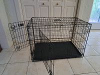 Midwest 36" Medium Dog Crate With Tray - Double Door