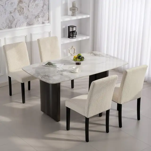Modern rubberwood legs Kitchen dining Chair in Chairs & Recliners in Markham / York Region - Image 8