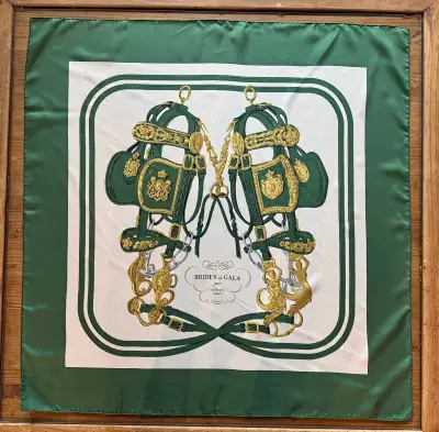 Vintage Hermes Brides De Gala silk scarf, View more
