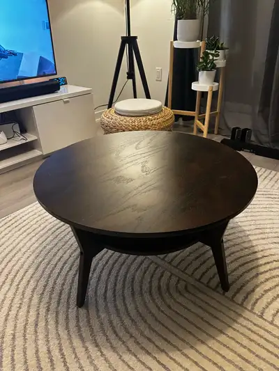 Excellent condition IKEA Jakobsfors coffee table. Dimensions are 31.5” D x 16” H Pickup near 403/Win...