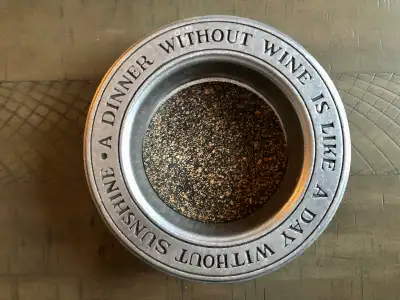 Vintage Pewter Wilton Wine Bottle Coaster, never used (Brampton), View more