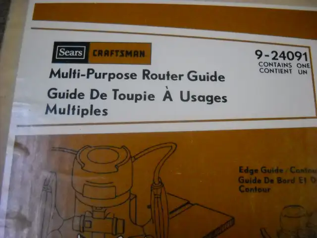 Craftsman Multi-Use Router Guide. Like New