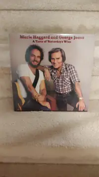 Merle Haggard and George Jones  A Taste of Yesterdays Wine Vinyl
