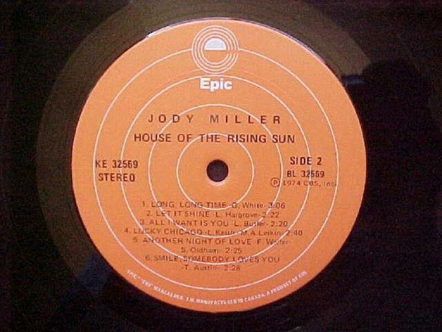 JODY MILLER HOUSE OF THE RISING SUN VINYL LP | CDs, DVDs & Blu-ray ...