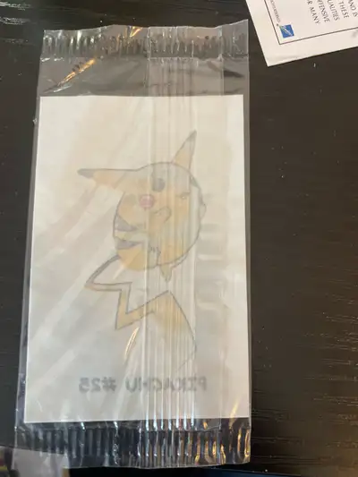 This is a Pikachu #58 Topps trading card, sealed in its original packaging and is in new condition....