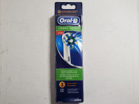 Oral-B Crossaction Brush Heads 3pcs brand new / tête de brosse