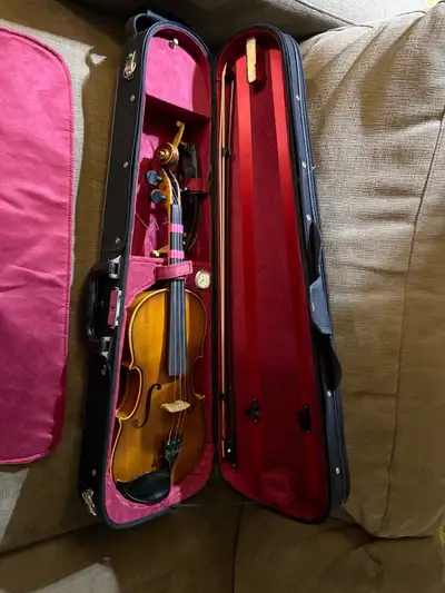 Violin with case made in hungry, View more