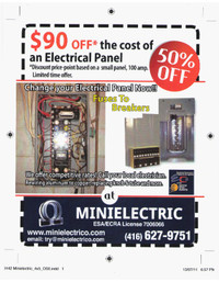 Affordable Electrical Services for you.