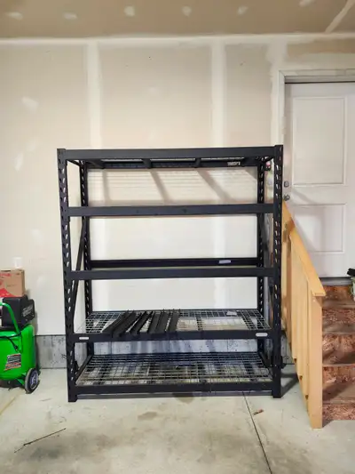 Heavy duty (Whalen) shelving unit, from Costco, View more
