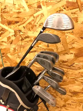 Mens 11 pc right golf club set of Jazz Beast Mulitlink and bag, View more