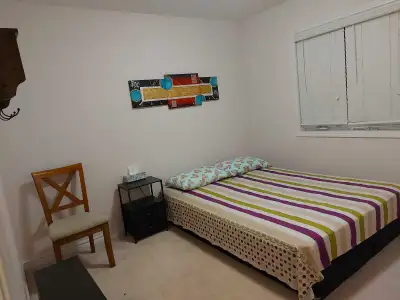 One clean and bright room is available for rent in a quiet and clean house. This room is in great co...